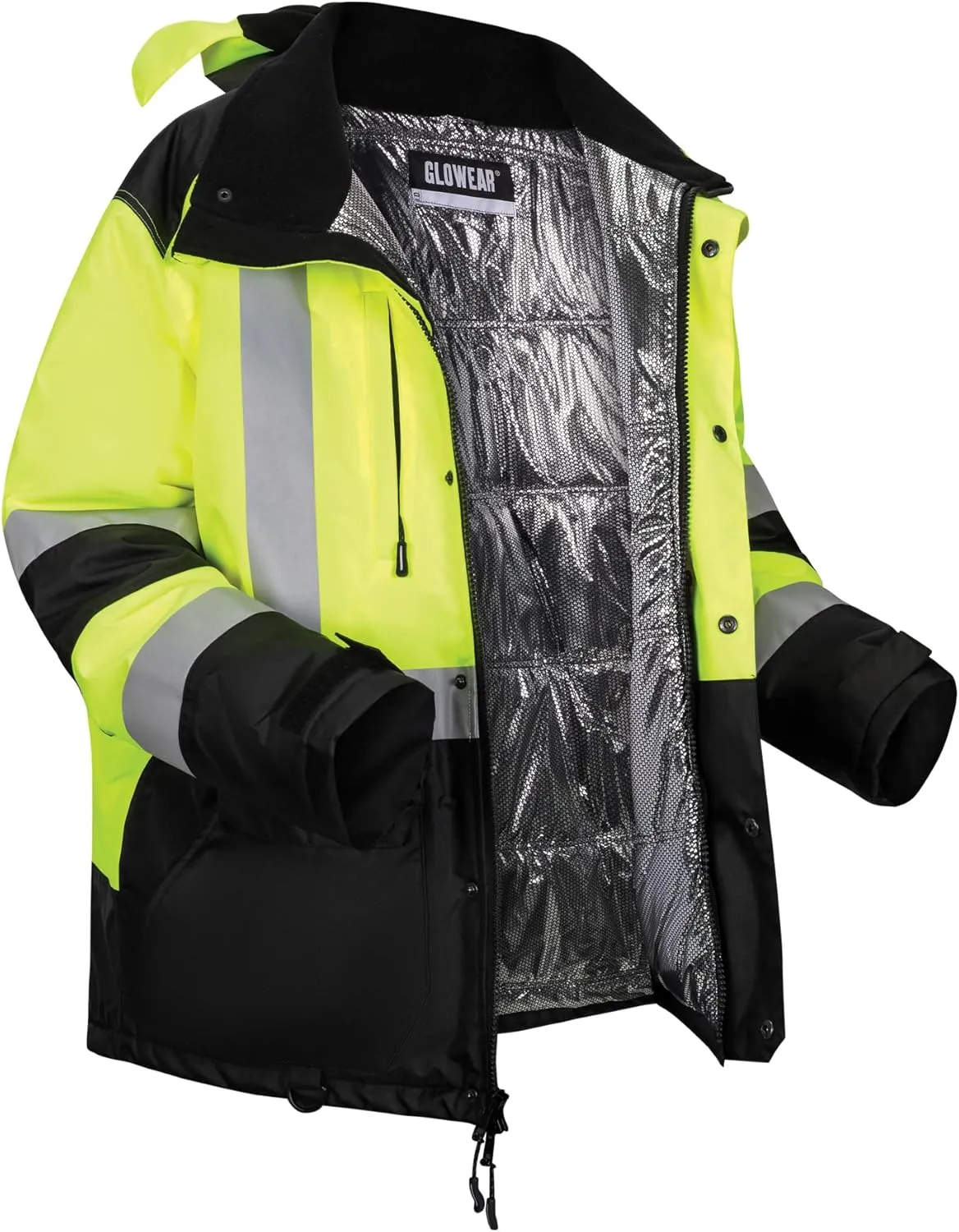 Ergodyne Hi-vis Jacket-Heat Reflective Lining