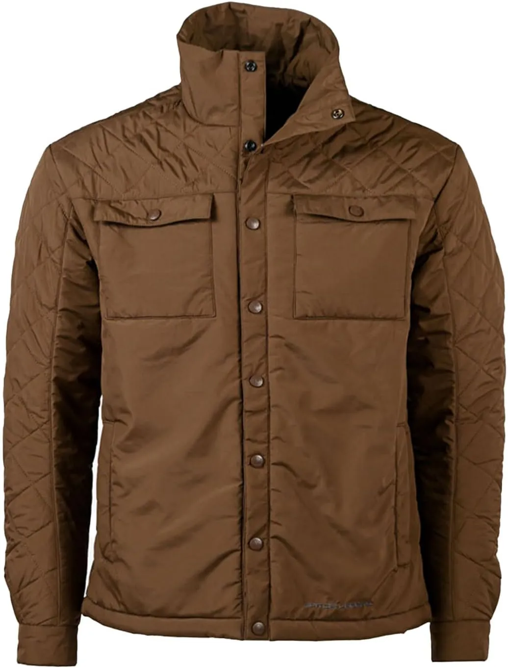 Gator Waders Men's Insulated Snap Shirt | Casual Midweight Water Resistant Quilted Jacket with 2 Hand & 2 Snap Chest Pockets
