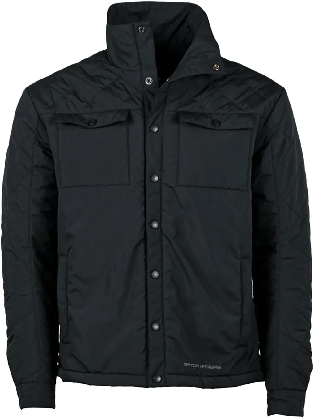 Gator Waders Men's Insulated Snap Shirt | Casual Midweight Water Resistant Quilted Jacket with 2 Hand & 2 Snap Chest Pockets
