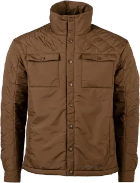 Gator Waders Men's Insulated Snap Shirt | Casual Midweight Water Resistant Quilted Jacket with 2 Hand & 2 Snap Chest Pockets
