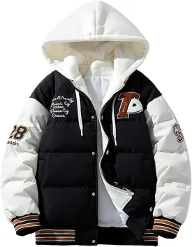 Mens Lightweight Packable Puffer Jacket Heavyweight Quilted Puffer Coat Windproof Insulated Jacket