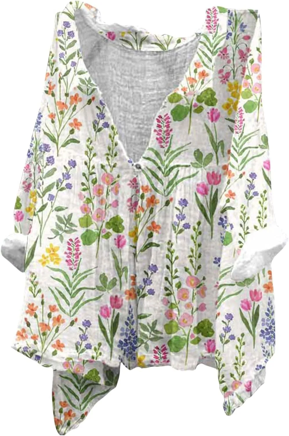White Button Down Shirt Women Natural Autumn Fragrant Fabric Shirt Party Tops for Women Womens Work Tops Western