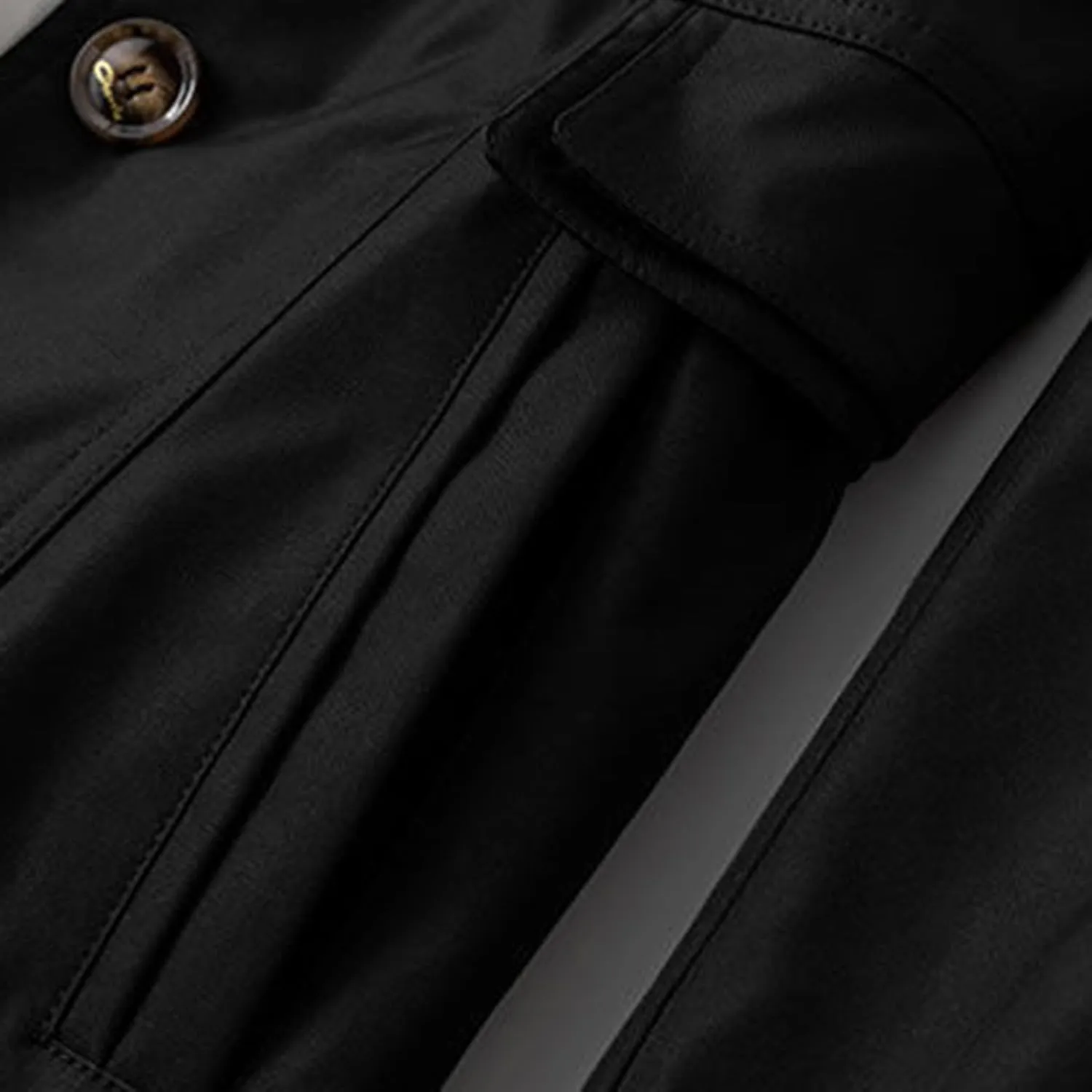 Women's Long Rain Jacket Single Breasted Fall Work Casual Spring Long Sleeve Dressy Button Up Slim Fit Trench Coat